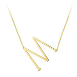 Letter Necklaces Alphabet Initial Pendants