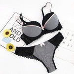 Push Up French Lace Bra and Panty