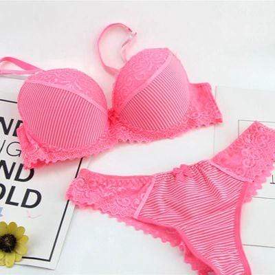 New French Style Underwear Set Push Up Bra And Panties Set Lace Breathable  Brassiere Gather Sexy Underwire Bralette Lingerie Set Q0705 From Sihuai03,  $14.58