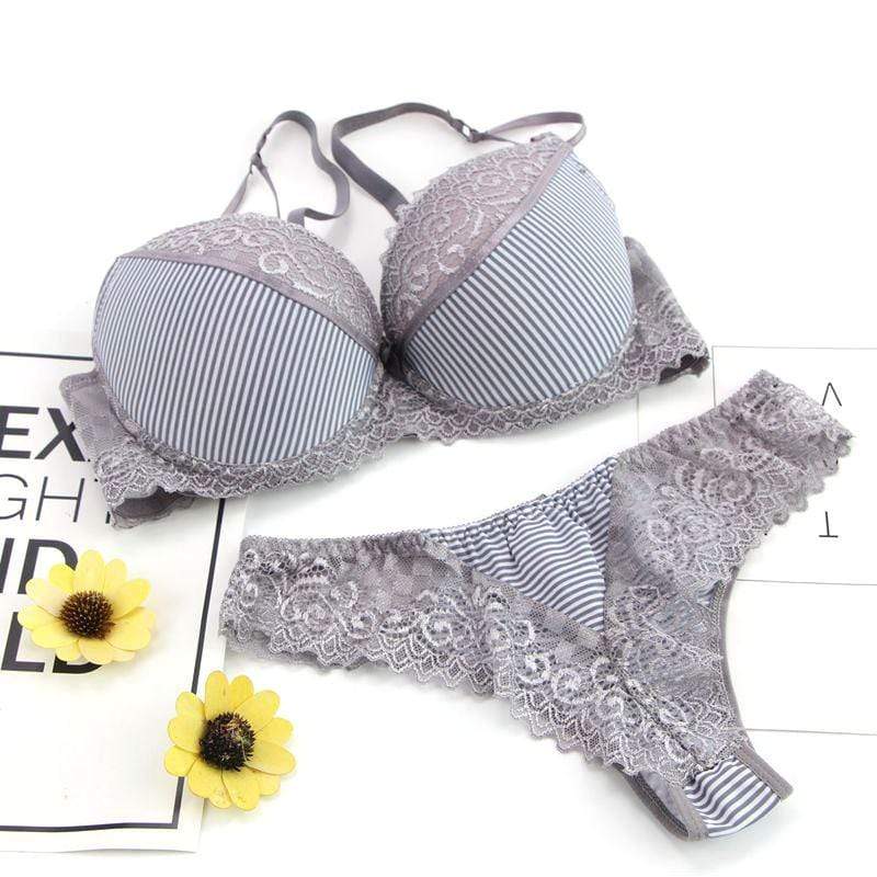 Push Up French Lace Bra and Panty – HER SHOP