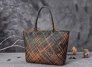 Women Real Leather Handmade Handbag - HER SHOP