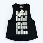 Women Letter Printed Breathable  Yoga Top