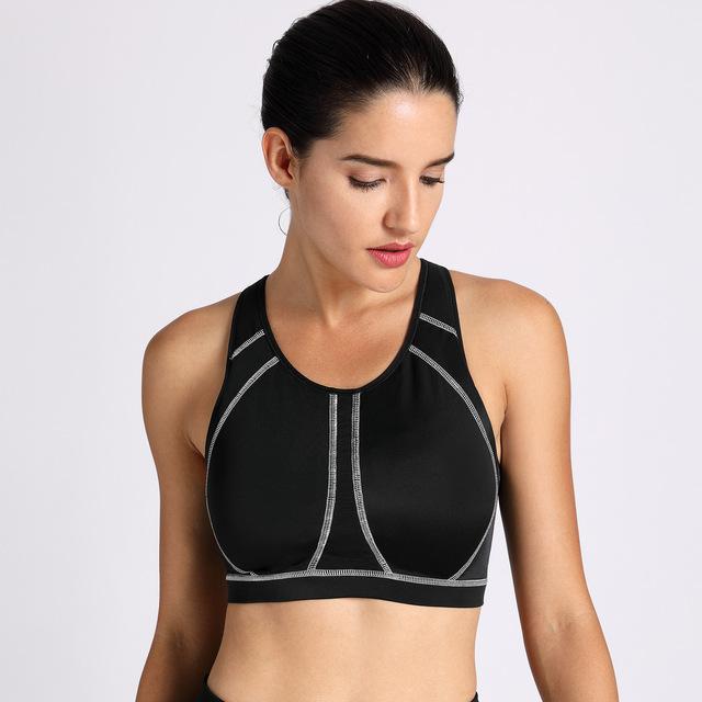 Women's High Impact Padded Supportive Wire-free Full Coverage Sports Bra