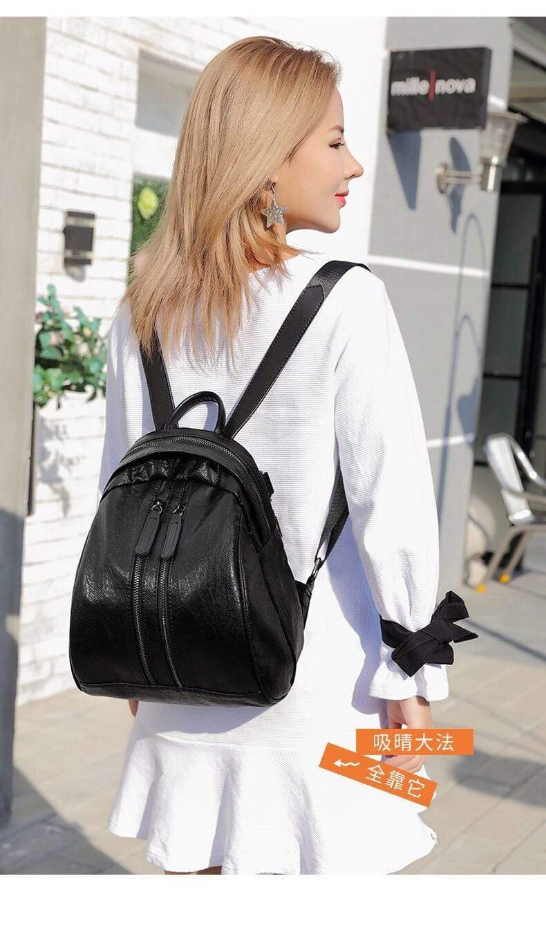 High Quality Youth Leather Backpacks