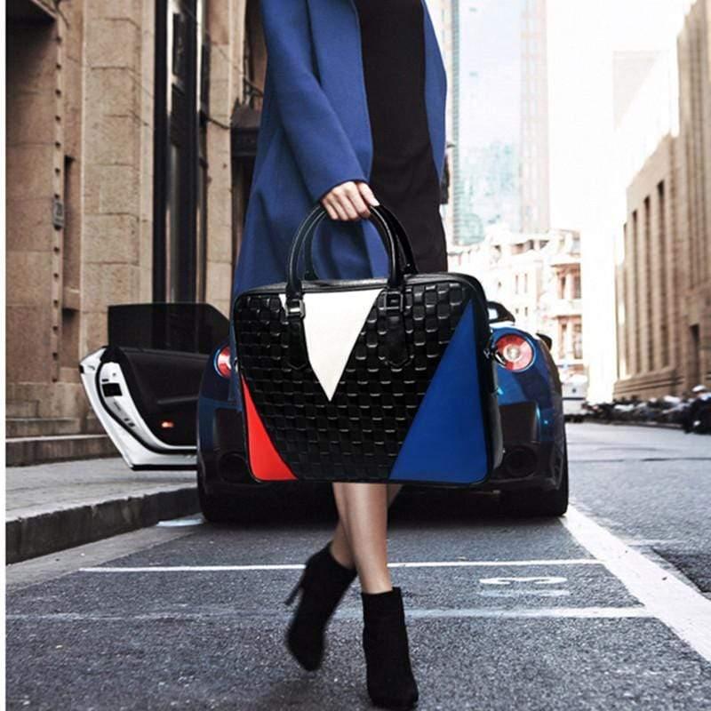 New Unisex Genuine Leather Briefcase - HER SHOP