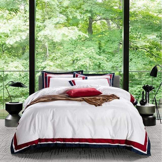 Her Shop Bedding 5-star Hotel White Luxury 100% Egyptian Cotton Bedding Sets - HER SHOP
