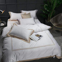 5-Star Hotel White Luxury 100% Egyptian Cotton Bedding Sets