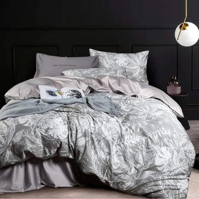 Egyptian Cotton Flower Print Girls Pastoral Princess Bedding Sets - HER SHOP
