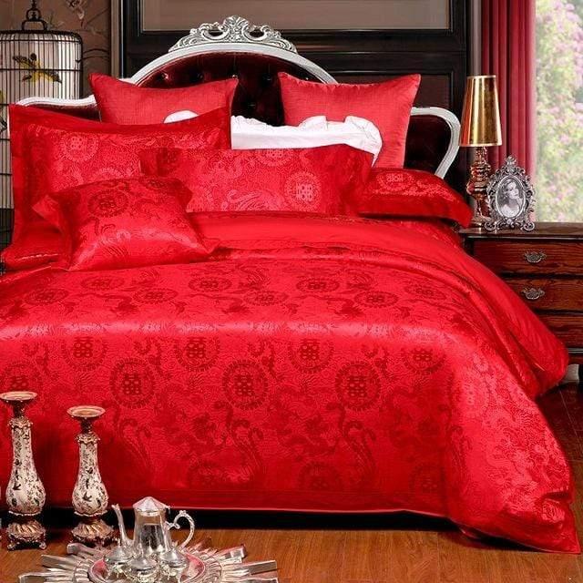Embroidered Pillowcase Duvet Cover bed sheets