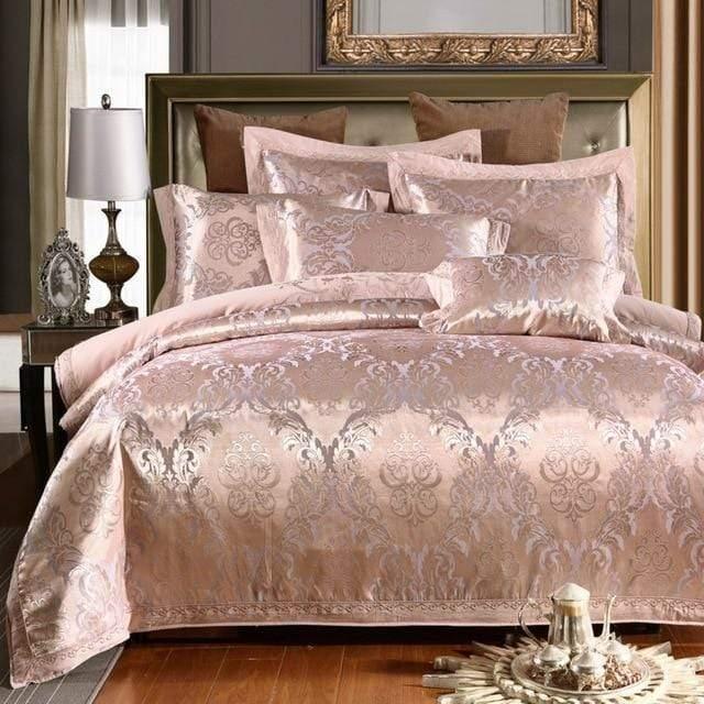 Premium Egyptian Cotton Jacquard Duvet Cover Set