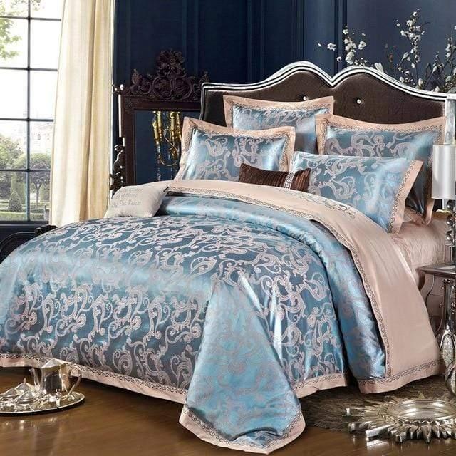 Premium Egyptian Cotton Jacquard Duvet Cover Set