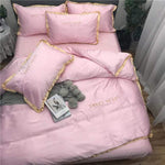 Home Textile Bedding Sets Adult Bedding Set Bed White Black Duvet Cover King Queen Size Quilt Cover Brief Bedclothes Comforter