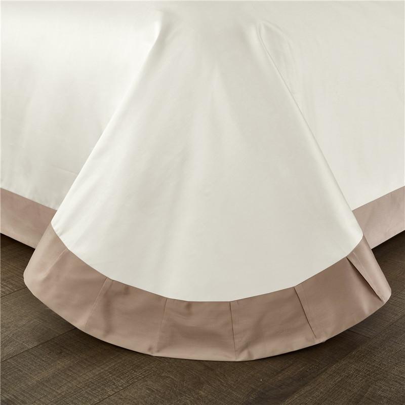 Luxury Hotel Linen Bedding Set 1200TC Egyptian Cotton Duvet Cover Bed Sheet Set Pillowcases