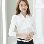 Dushicolorful Spring New professional  blouses