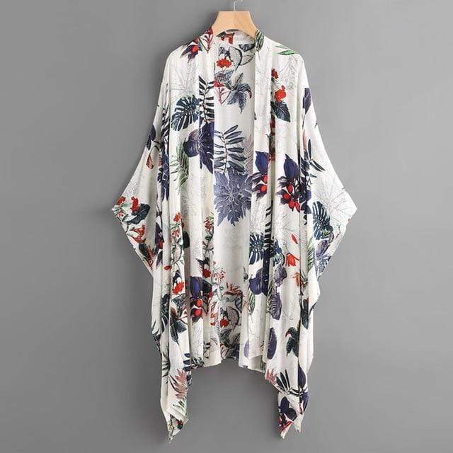 Floral Printed Blouse Summer Cardigan