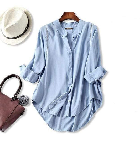Women Fall Blouse 3/4 Sleeves - HER SHOP