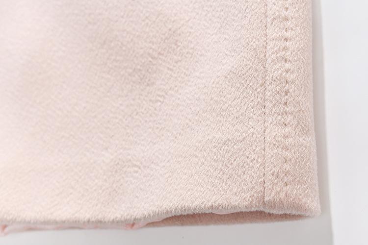 Her Shop Coats, Jackets & Blazers 100% Wool Elegant Double Breasted Belted Warm Wool Coat