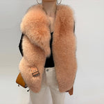 Her Shop Coats, Jackets & Blazers 2020 New Real Natural Fox Fur Vest