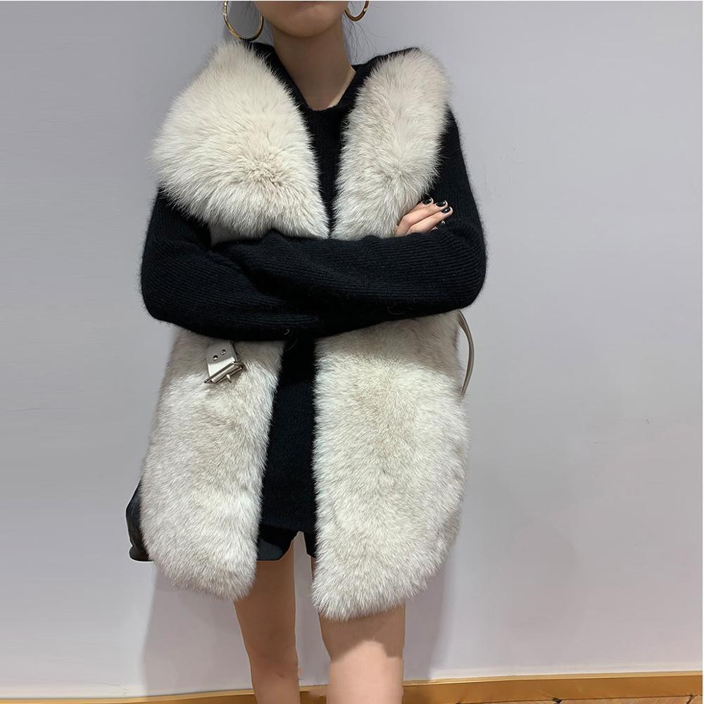 Her Shop Coats, Jackets & Blazers 2020 New Real Natural Fox Fur Vest