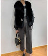 Her Shop Coats, Jackets & Blazers Black / S Fur Bust 88 cm 2020 New Real Natural Fox Fur Vest