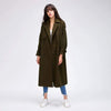 Autumn Winter New Women's Casual Wool Blend Trench Coat