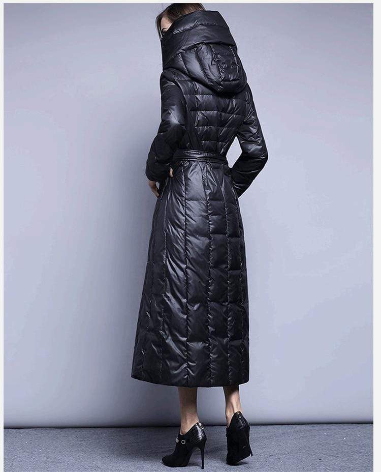 Brand Hooded Long XS-7XL Plus size 90% Duck Down Coat