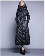 Brand Hooded Long XS-7XL Plus size 90% Duck Down Coat
