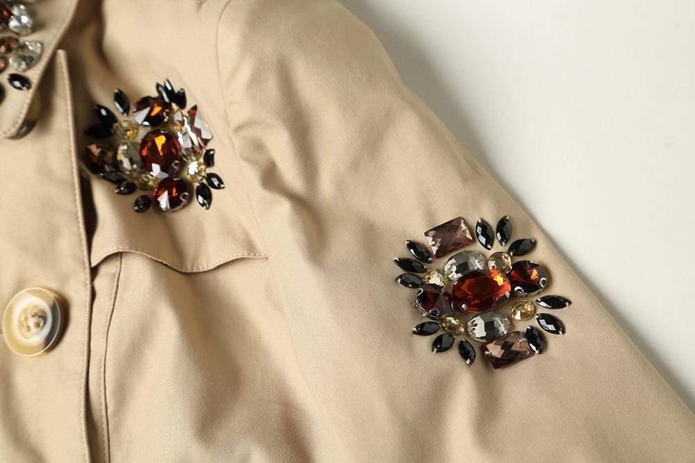 Her Shop Coats, Jackets & Blazers England Style Autumn Spring Trench Coat