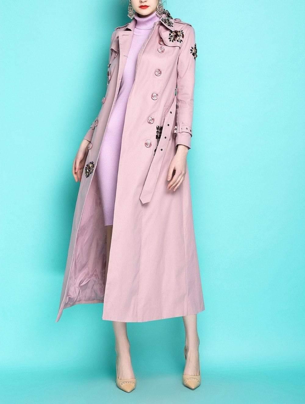 Her Shop Coats, Jackets & Blazers England Style Autumn Spring Trench Coat