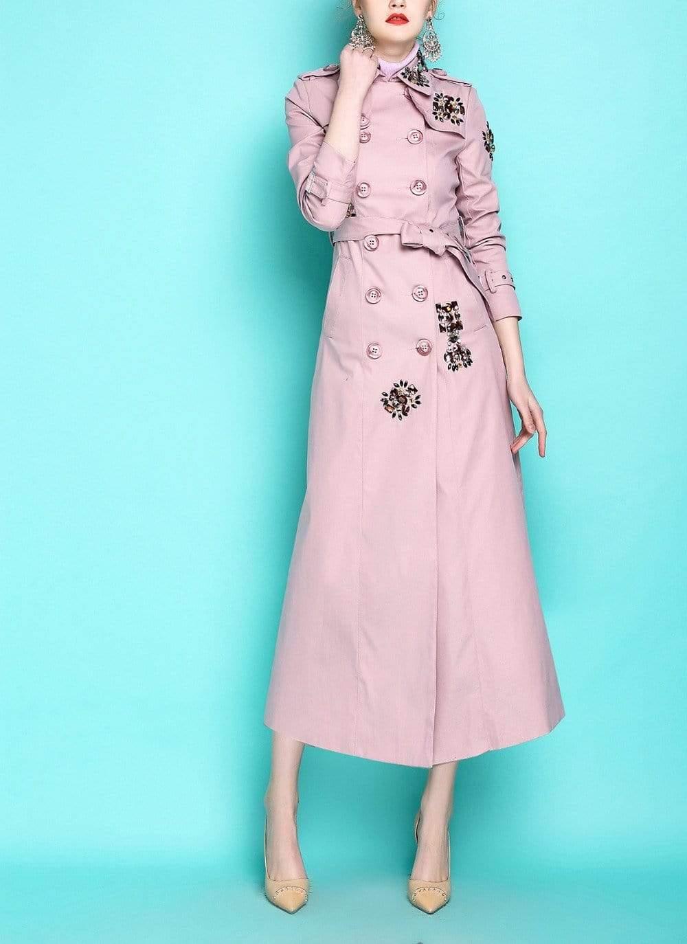 Her Shop Coats, Jackets & Blazers England Style Autumn Spring Trench Coat