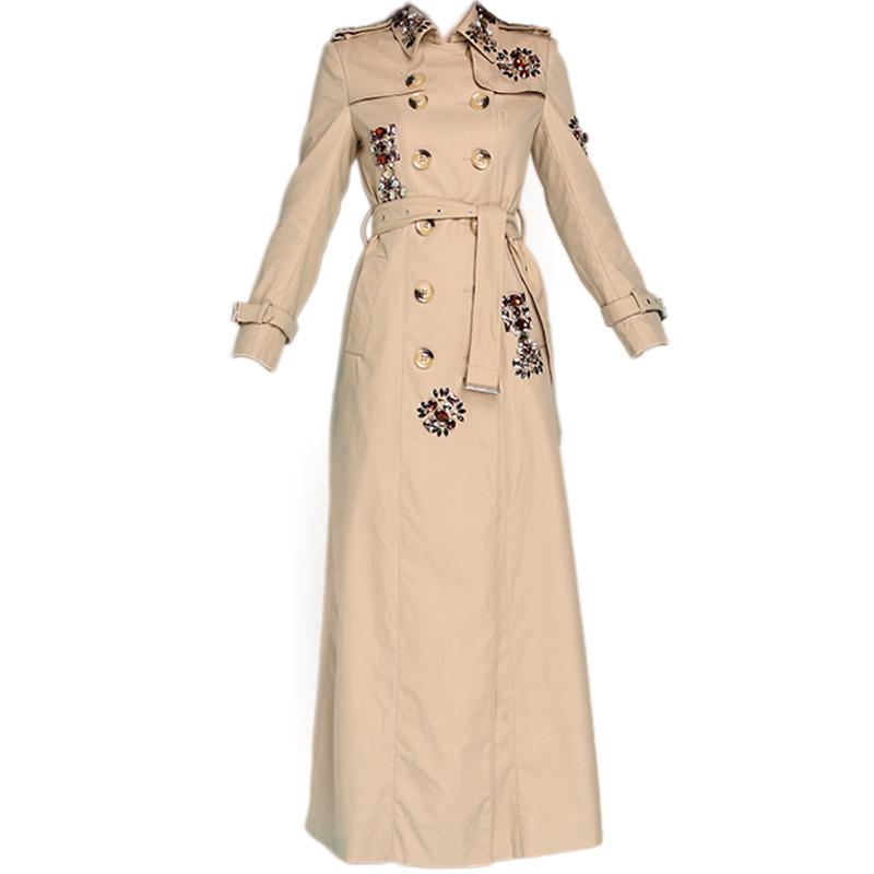 England Style Autumn Spring Trench Coat