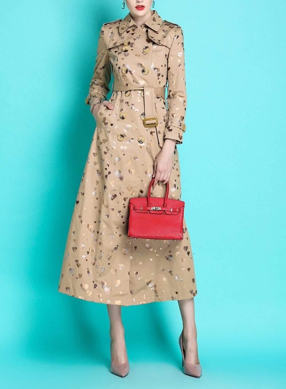 Her Shop Coats, Jackets & Blazers England Style Autumn Spring Trench Coat