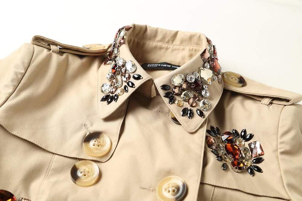 Her Shop Coats, Jackets & Blazers England Style Autumn Spring Trench Coat