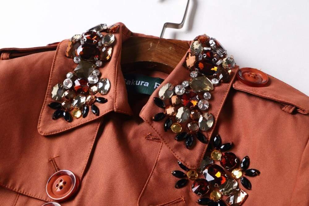 Her Shop Coats, Jackets & Blazers England Style Autumn Spring Trench Coat
