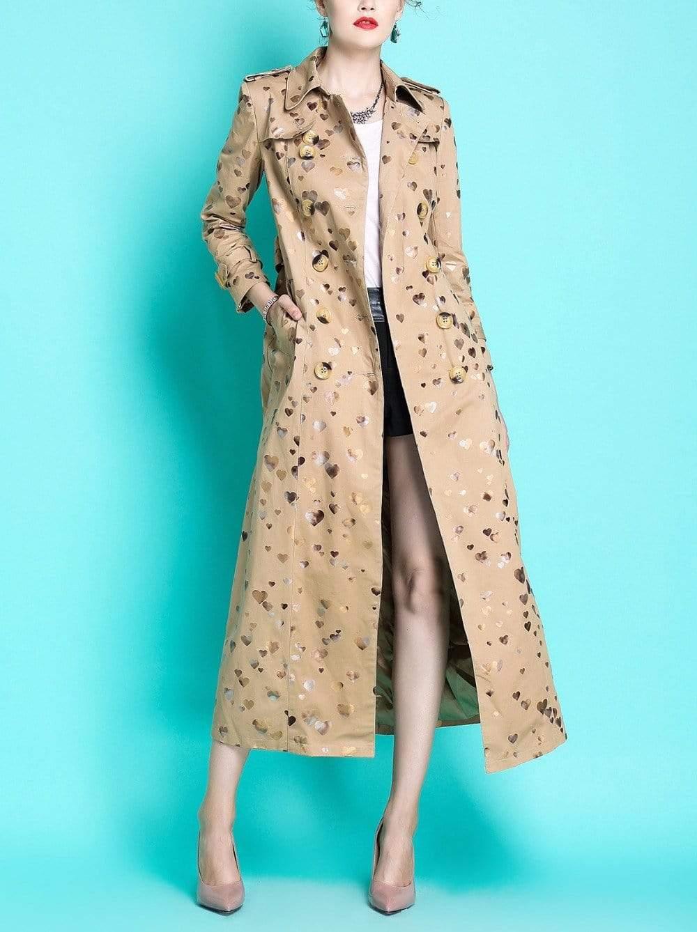 Her Shop Coats, Jackets & Blazers England Style Autumn Spring Trench Coat