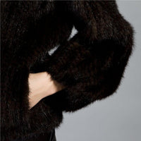 Her Shop Coats, Jackets & Blazers Mink Hair Knitted Fur Coat