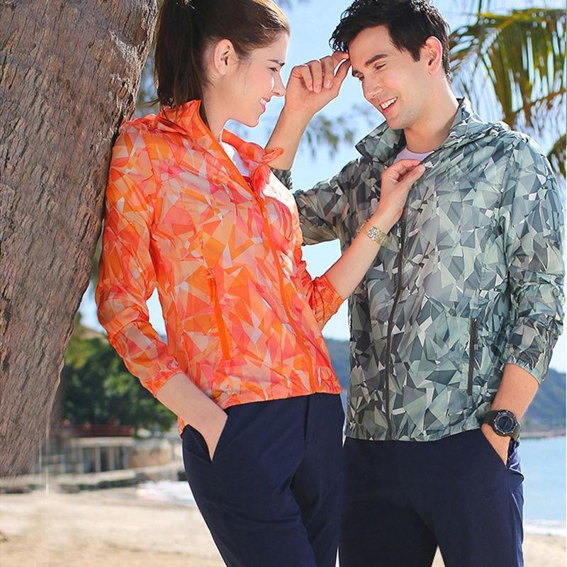 Women Men Spring Summer Unisex  Windbreaker / Sunscreen / Rainproof Jackets - HER SHOP