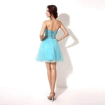 Her Shop Crystal Sky Blue Short Homecoming Dresses