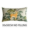 Decorative Pillow Case Vintage Jungle Animal