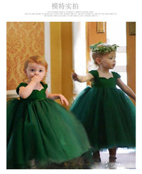 Mother Mom and Daughter Dresse'ses Wedding Maxi Long Dress Mom Daughter Matching Tutu Skirts Family  Bridesmaid Dresses Set