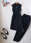 Her Shop Dress black / M Spring Autumn Fashion Women Two Piece Set