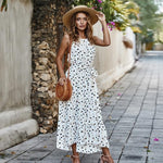 Her Shop Dress White / M Vacation Style Summer Sleeveless Dress