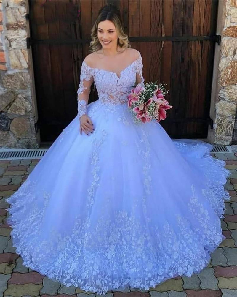 Her Shop Dress White Princess Ball Gown Wedding Dress