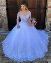 Her Shop Dress White Princess Ball Gown Wedding Dress