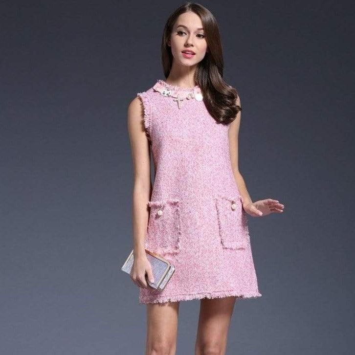Women Loose Diamonds Dress Vestidos De Festa - HER SHOP