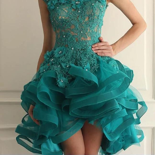 Green Cocktail Dresses / Homecoming Dresses HER SHOP Green Cocktail Dresses / Homecoming Dresses HER SHOP