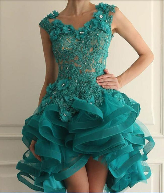 Green Cocktail Dresses / Homecoming Dresses - HER SHOP