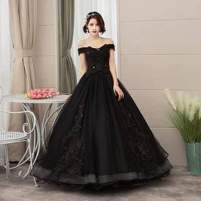 Pink Appliques Sweetheart Prom Dresses - HER SHOP