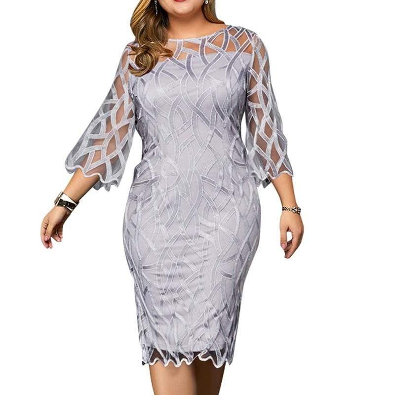 Plus Size  Elegant Women Dress