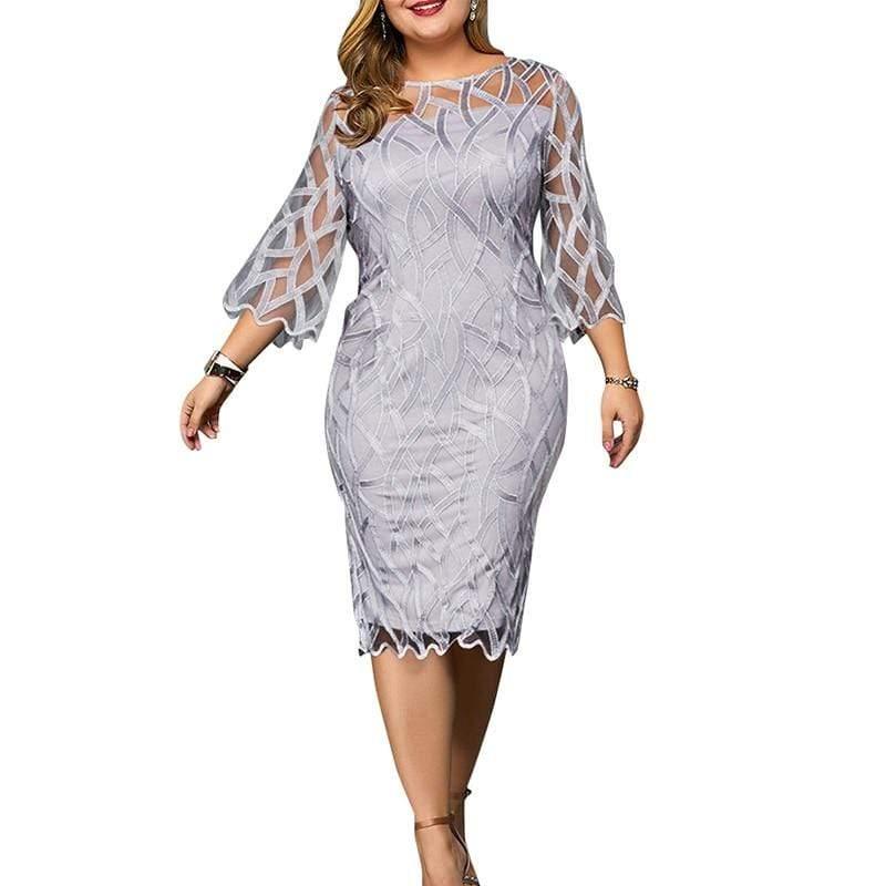 Plus Size  Elegant Women Dress